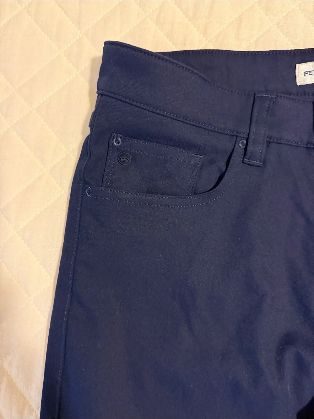Youth Peter Millar Navy Blue Stretch Pants